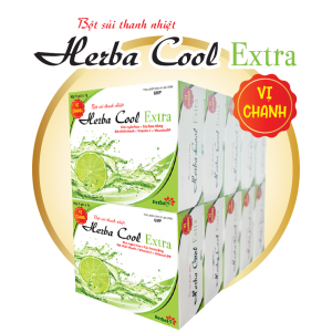 Bột Sủi Thanh Thiệt Herba Cool Extra - Vị Chanh (Lốc 10 hộp x 5 gói x 7g)